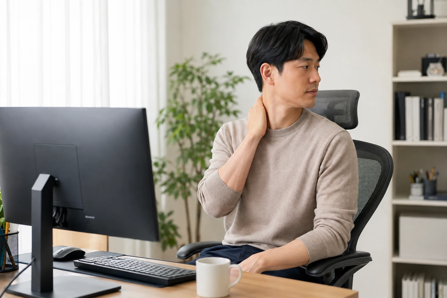 교통사고 후유증 목 통증 관련 안내 이미지